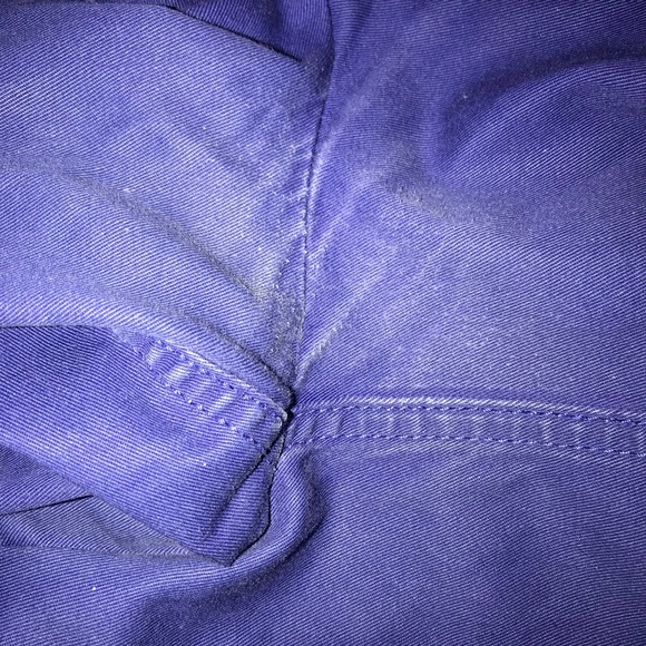 * SOLD * J. Crew Blue Relaxed Boyfriend Fit Belted Cotton Field Jacket - Medium - Picture 7 of 10